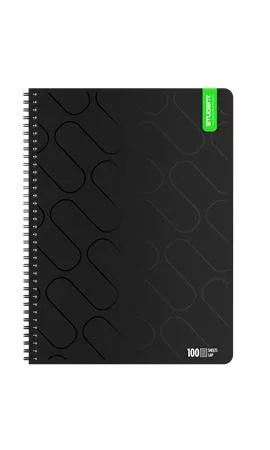 Spirálfüzet, A4, vonalas, 100 lap, ICO "Student Premium", vegyes színek