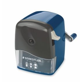   Hegyező, egylyukú, asztali, STAEDTLER "501 180", kék