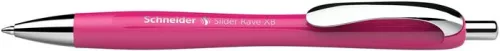 Golyóstoll, 0,7 mm, nyomógombos, SCHNEIDER "Slider Rave XB", magenta