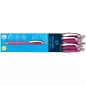   Golyóstoll, 0,7 mm, nyomógombos, SCHNEIDER "Slider Rave XB", magenta