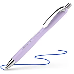   Golyóstoll, 0,7 mm, nyomógombos, SCHNEIDER "Slider Rave XB", halványlila
