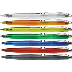   Golyóstoll, 0,5 mm, nyomógombos, vegyes színű test, SCHNEIDER "K20 Icy", kék