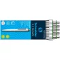   Golyóstoll, 0,5 mm, nyomógombos, SCHNEIDER "K3 Biosafe", zöld