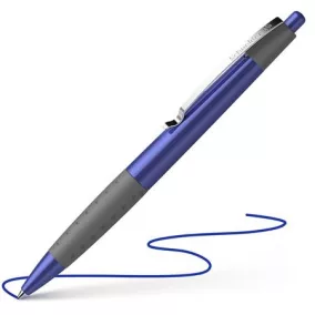   Golyóstoll, 0,5 mm, nyomógombos, SCHNEIDER "Loox", kék