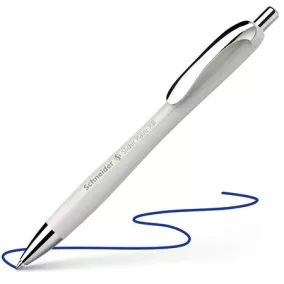   Golyóstoll, 0,7 mm, nyomógombos, SCHNEIDER "Slider Rave XB", ezüst szürke