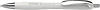 Golyóstoll, 0,7 mm, nyomógombos, SCHNEIDER "Slider Rave XB", ezüst szürke