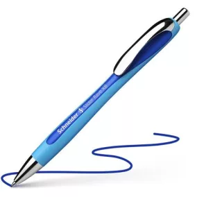   Golyóstoll, 0,7 mm, nyomógombos, SCHNEIDER "Slider Rave XB", kék