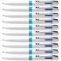   Golyóstoll, 0,5 mm, nyomógombos, négyszínű, SCHNEIDER "Take 4", fehér