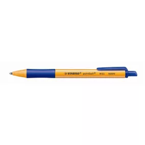   Golyóstoll, 0,5 mm, nyomógombos, STABILO "Pointball", kék