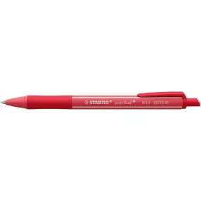   Golyóstoll, 0,5 mm, nyomógombos, STABILO "Pointball Colorful" rozsdavörös