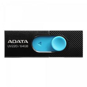Pendrive, 64GB, USB 2.0, ADATA "UV220", fekete Pendrive, 64GB, USB 2.0, ADATA "UV220", fekete