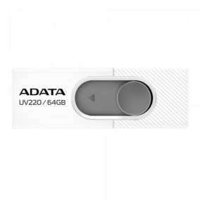 Pendrive, 64GB, USB 2.0, ADATA "UV220", fehér Pendrive, 64GB, USB 2.0, ADATA "UV220", fehér