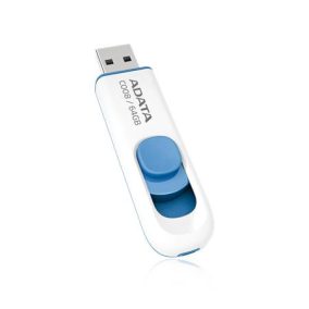 Pendrive, 64GB, USB 2.0, ADATA "C008", fehér Pendrive, 64GB, USB 2.0, ADATA "C008", fehér