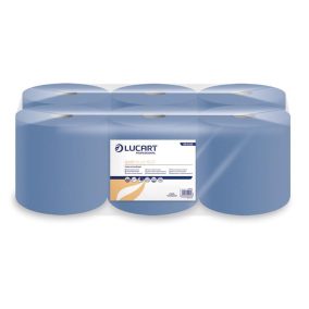Kéztörlő, tekercses, 1 rétegű, LUCART, "Easy Blue", kék   Kéztörlő, tekercses, 1 rétegű, LUCART, "Easy Blue", kék