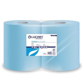 Törlőkendő, tekercses, 3 rétegű, LUCART, "Strong Blue 3.500" kék   Törlőkendő, tekercses, 3 rétegű, LUCART, "Strong Blue 3.500" kék