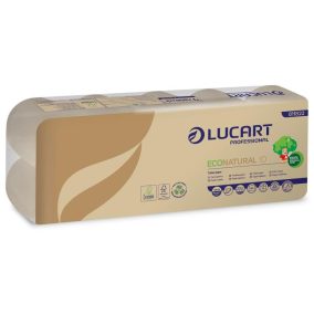 Toalettpapír, 2 rétegű, 10 tekercs, kistekercses, 19,8 m, LUCART, "EcoNatural10"   Toalettpapír, 2 rétegű, 10 tekercs, kistekercses, 19,8 m, LUCART, "EcoNatural10"