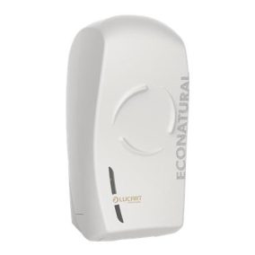   Toalettpapír adagoló, hajtogatott toalettpapírhoz, 32,8x16,5x13,8 cm, LUCART "EcoNatural Flow Bulk Pack", fehér