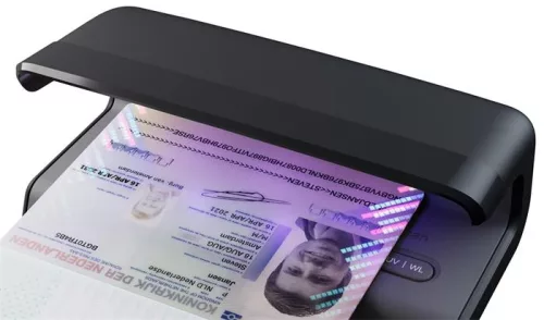 Bankjegyvizsgáló, SAFESCAN "75 LED", fekete