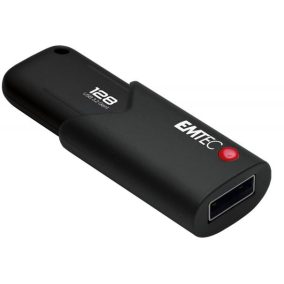   Pendrive, 128GB, USB 3.2, titkosított, EMTEC "B120 Click Secure"