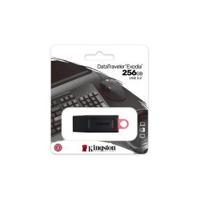 Pendrive, 256GB, USB 3.2, KINGSTON "DataTraveler Exodia", fekete-rózsaszín   Pendrive, 256GB, USB 3.2, KINGSTON "DataTraveler Exodia", fekete-rózsaszín
