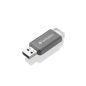 Pendrive, 128GB, USB 2.0, VERBATIM "Databar", szürke