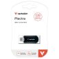   Pendrive, 128GB, USB-C 3.2 Gen1, VERBATIM "Plectra", fekete