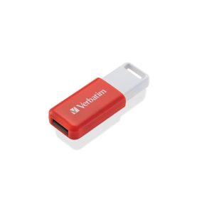 Pendrive, 16GB, USB 2.0, VERBATIM "Databar", piros Pendrive, 16GB, USB 2.0, VERBATIM "Databar", piros