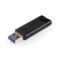 Pendrive, 16GB, USB 3.2, VERBATIM "Pinstripe", fekete