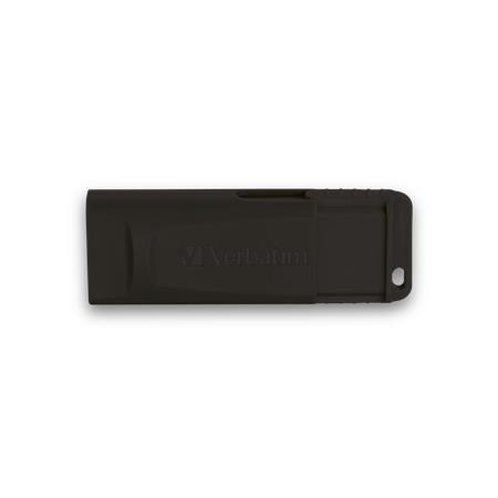 Pendrive, 16GB, USB 2.0, VERBATIM "Slider", fekete