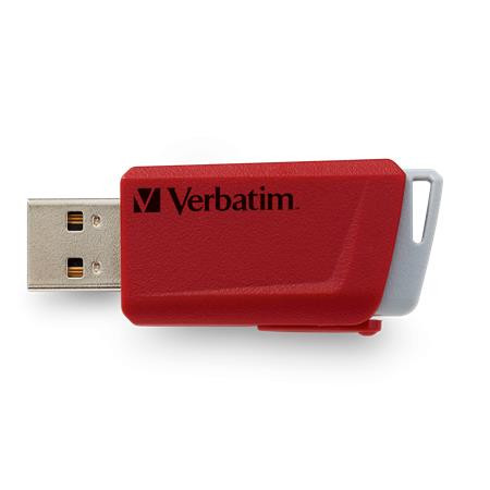 Pendrive, 3 x 16GB, USB 3.2, 80/25MB/sec, VERBATIM "Store n Click", piros, kék, sárga