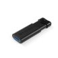 Pendrive, 256GB, USB 3.2, VERBATIM "Pinstripe", fekete
