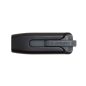 Pendrive, 256GB, USB 3.2, 80/25 MB/s, VERBATIM "V3", fekete-szürke