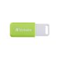Pendrive, 32GB, USB 2.0, VERBATIM "Databar", zöld