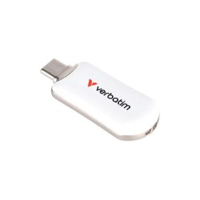 Pendrive, 512GB, USB-C 3.2 Gen1, VERBATIM "Plectra", fehér   Pendrive, 512GB, USB-C 3.2 Gen1, VERBATIM "Plectra", fehér