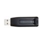 Pendrive, 64GB, USB 3.2, 80/25 MB/s, VERBATIM "V3", fekete-szürke