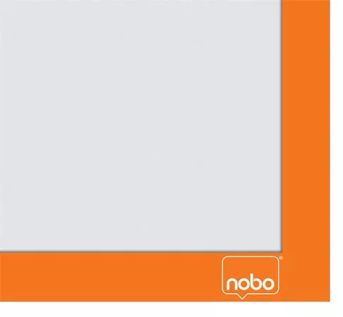 Posztertábla, fali, A4 méret, műanyag keret, 2 db, NOBO, narancs