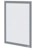 Posztertábla, fali, A4 méret, műanyag keret, 2 db, NOBO, ezüst