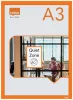 Posztertábla, fali, A3 méret, műanyag keret, 2 db, NOBO, narancs