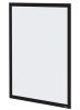 Posztertábla, fali, A3 méret, műanyag keret, 2 db, NOBO, fekete