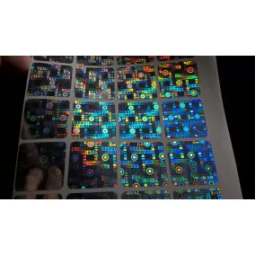 Hologram matrica Original-Genuine 20x20 mm