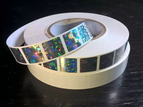 Hologram matrica Original-Genuine 20x20 mm 5 000 db / tekercs