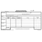   Bevételi pénztárbizonylat nyugtával 25x3 lapos tömb 203x102 mm