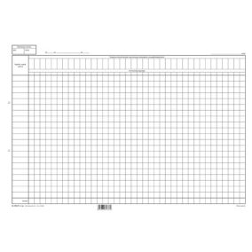 Anyagfelhasználási összesítő szabadlap A/3 fekvő