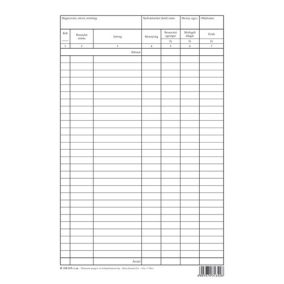   Élelmezési anyag ár- és értéknyilvántartó lap A/4 álló