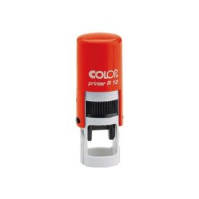 Colop Szövegbélyegző Printer R 12 piros ház kör lenyomattal 12 mm   Colop Szövegbélyegző Printer R 12 piros ház kör lenyomattal 12 mm