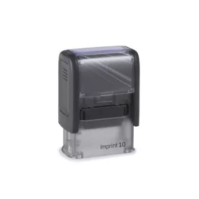   Bélyegzőház Trodat 8910 Imprint 2.0 fekete, fekete-kék párnával