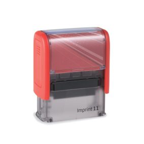 Bélyegzőház Trodat 8911 Imprint 2.0 piros, kék párnával   Bélyegzőház Trodat 8911 Imprint 2.0 piros, kék párnával