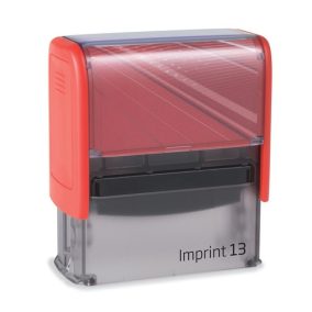 Bélyegzőház Trodat 8913 Imprint 2.0 piros, fekete párnával   Bélyegzőház Trodat 8913 Imprint 2.0 piros, fekete párnával