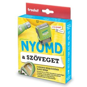 Bélyegző Trodat Stamp'n Stick kirakós szett textilfestékkel és címkékkel   Bélyegző Trodat Stamp'n Stick kirakós szett textilfestékkel és címkékkel