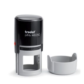   Bélyegzőház Trodat 46050 fekete, párna nélkül kör lenyomattal 50 mm
